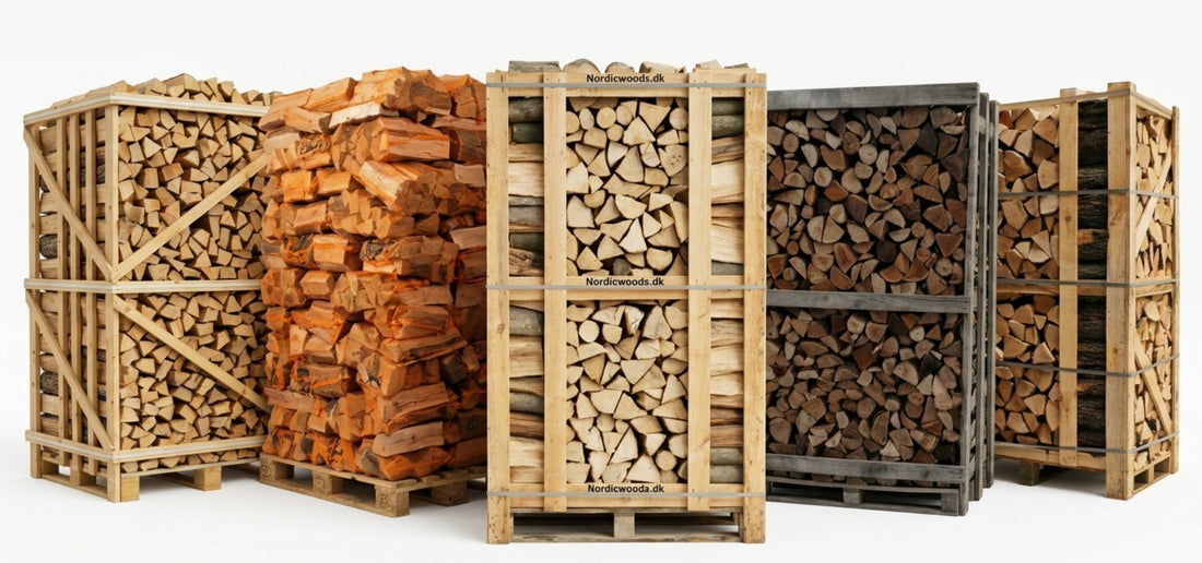 Ovntørret brænde i brændetårn – Nordicwoods