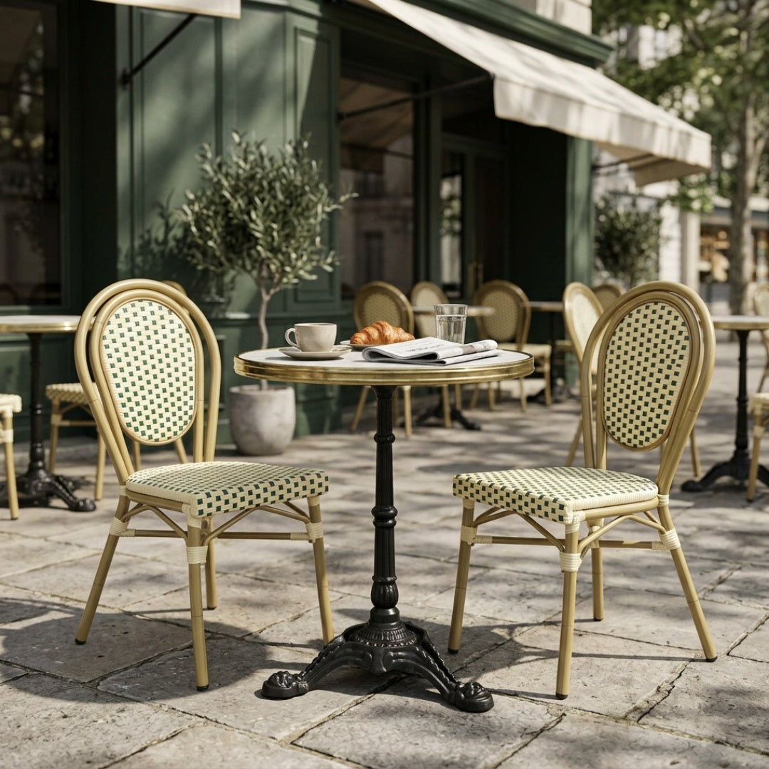 Paris Cafésæt Exclusive Fransk Flet – Komplet cafésæt til 2 personer