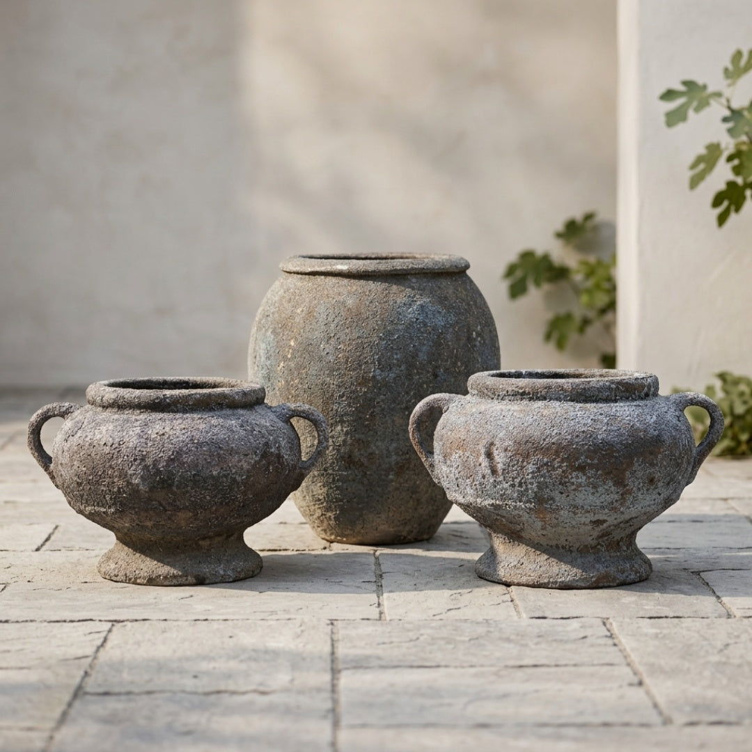 Ancient Monastery Collection krukker detalje