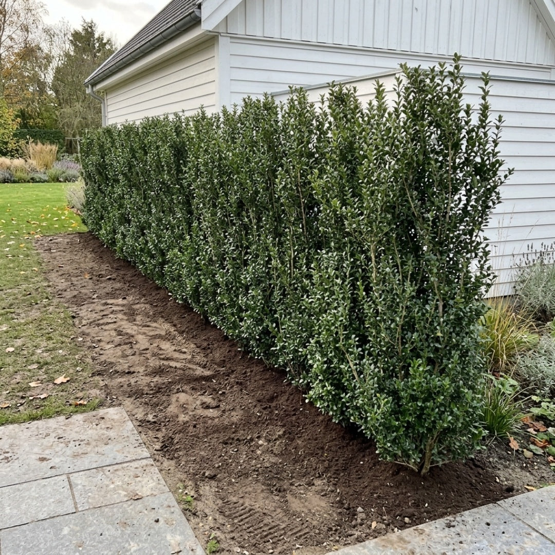 Kristtorn Ilex Hæk ‘Heckenstar’. GRO GARANTI