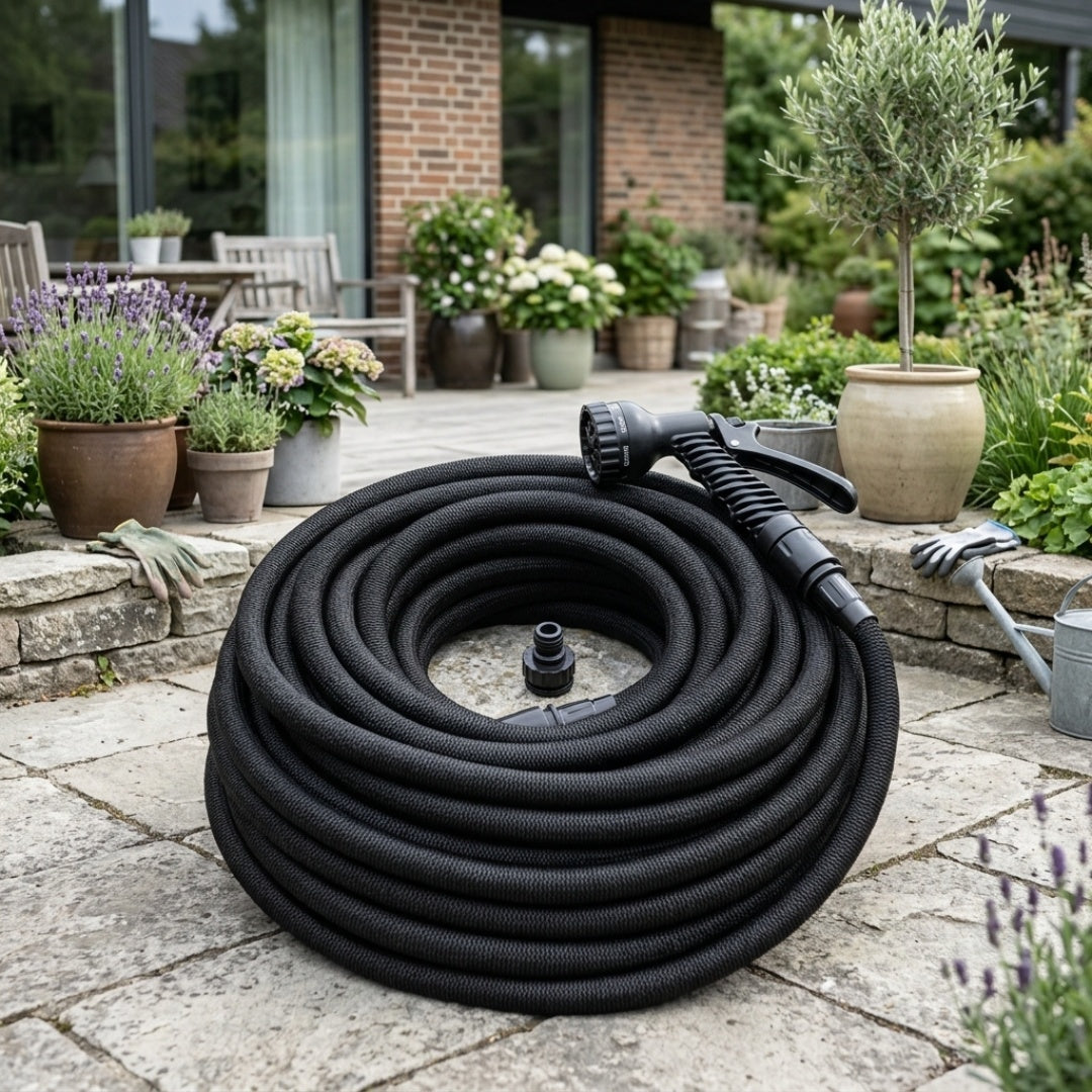 Flexvandslange 30 meter inkl. vandingspistol