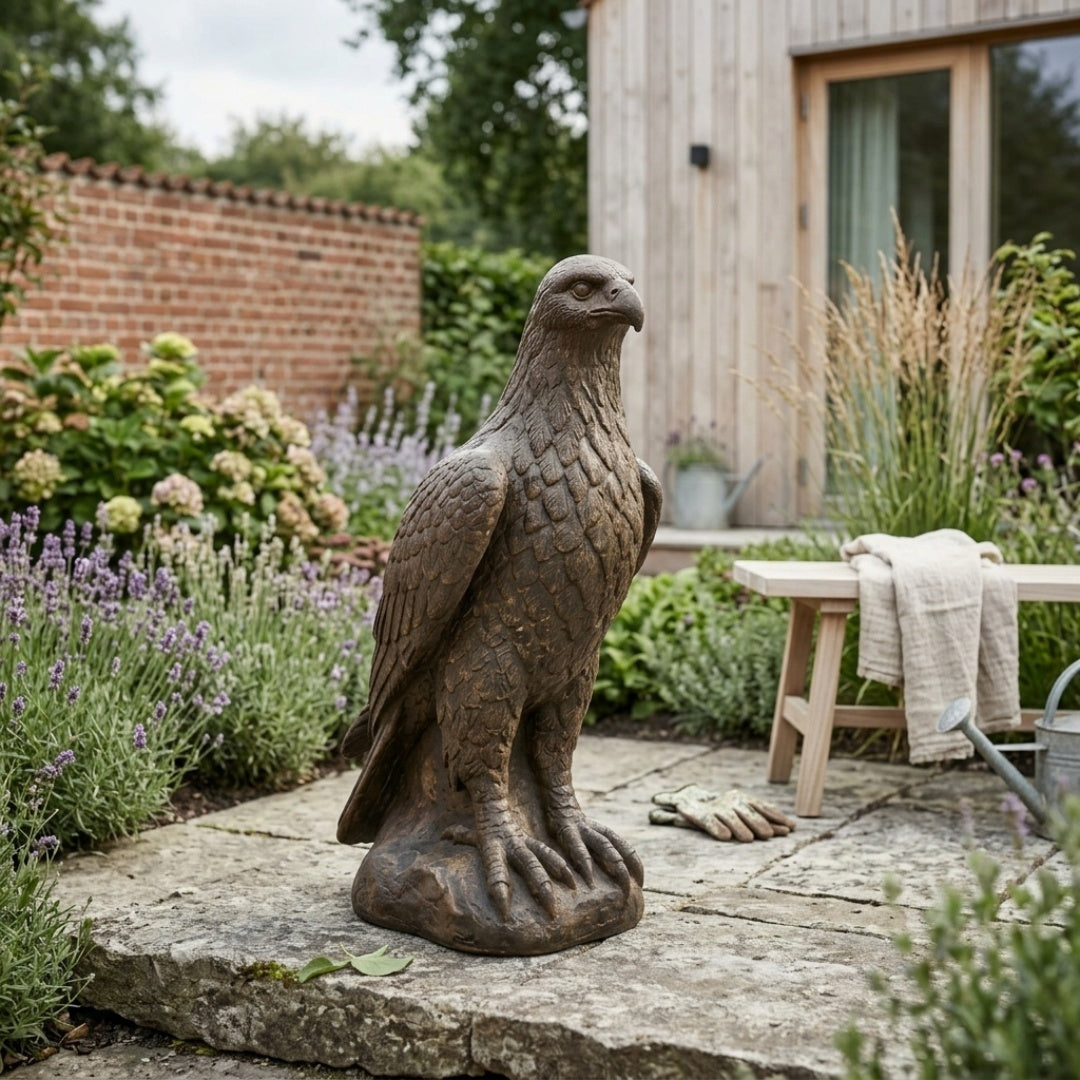 The Aquila Eagle. Eksklusivt ørneskulptur. 60cm høj